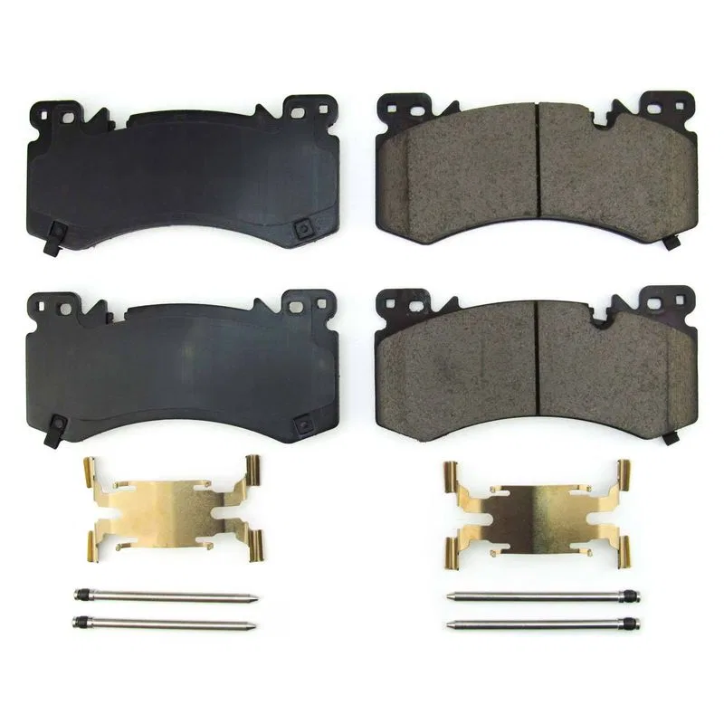 17-2407 – POWERSTOP Brake Pad, FMSI Number D2407 Ceramic Brake Pads Set Of 4 With Premium Stainless Steel Hardware